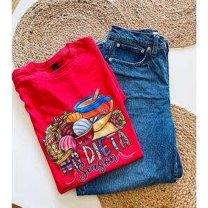 No Dieta Season T-shirt  NWOT